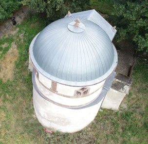 Chapelle vue par drone